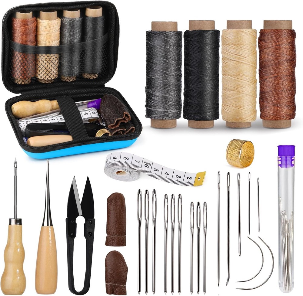 MORFEN Leather Sewing Kit, Stitching Kit Multicolor (Standard Kit)
