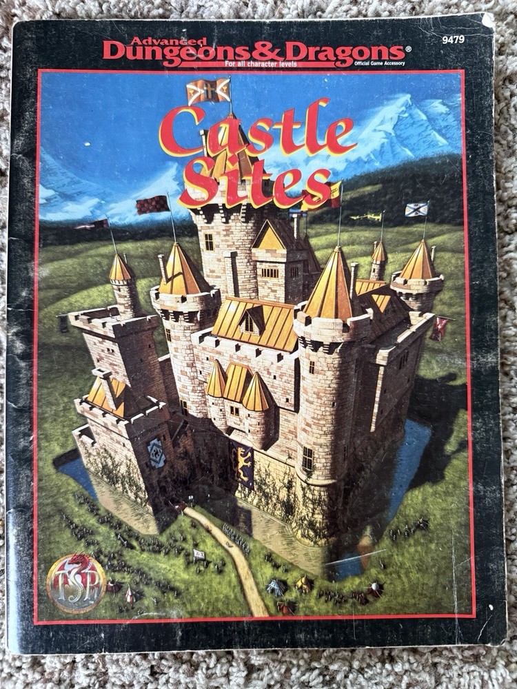 Advanced Dungeons And Dragons 2nd Edition Castle Sites 9479