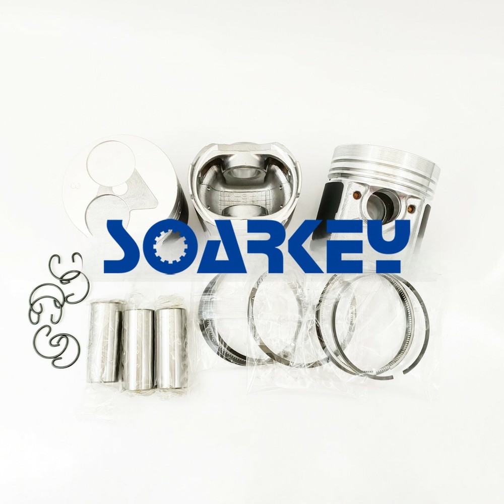 New 3 PCS Piston Kit & Ring Set STD for Kubota D722 Engine