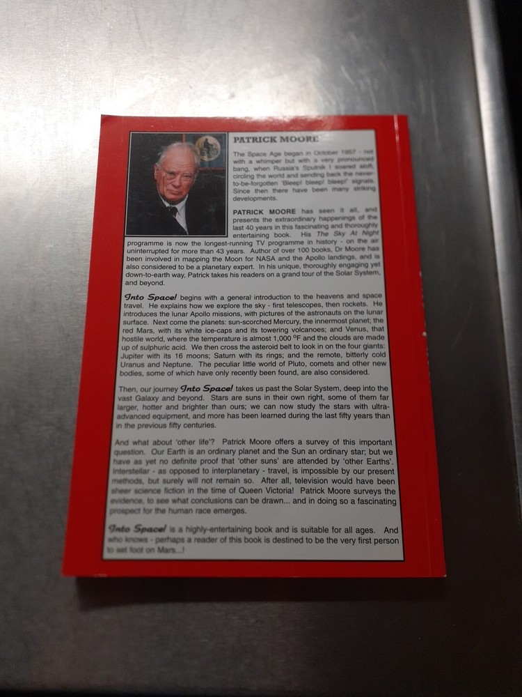 Patrick Moore SIGNED Into Space! A Journey Through The Solar System & Beyond
