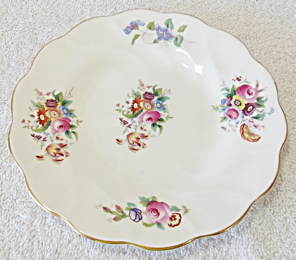 COALPORT ENGLISH BONE CHINA  - JUNETIME PATTERN - 8" SALAD PLATE