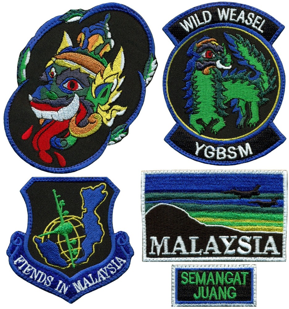 USAF 36th FIGHTER SQUADRON – COMMANDO SLING 2023 PATCH – SET 1