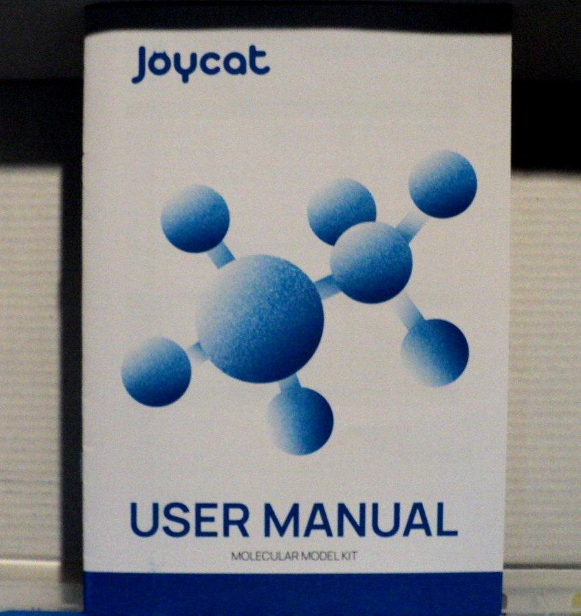 JOYCAT Molecular Model Kit: 404 Pieces: Box 7 1/4"x 11 3/4": Plastic Case