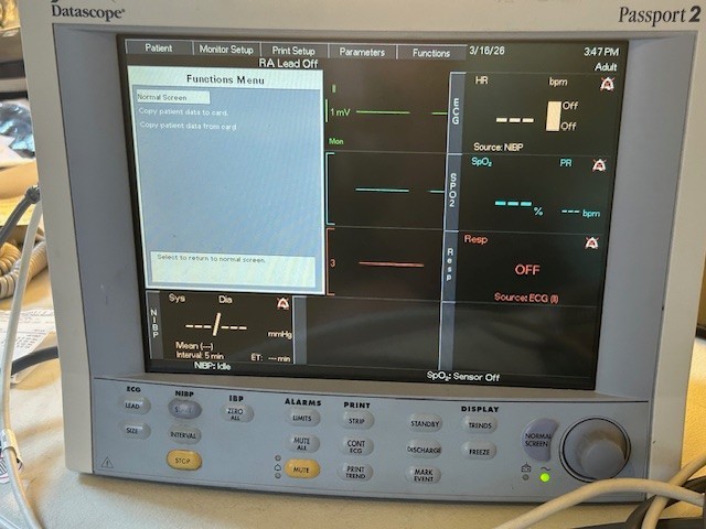 Datascope passport 2 monitor