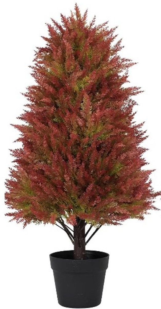 30" Fall Artificial Cedar Topiary Tree-2 Available