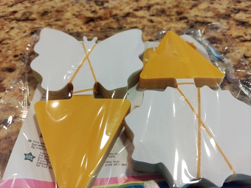 FRUIT FLY STICKY TRAPS 5 X 3 36 PACK