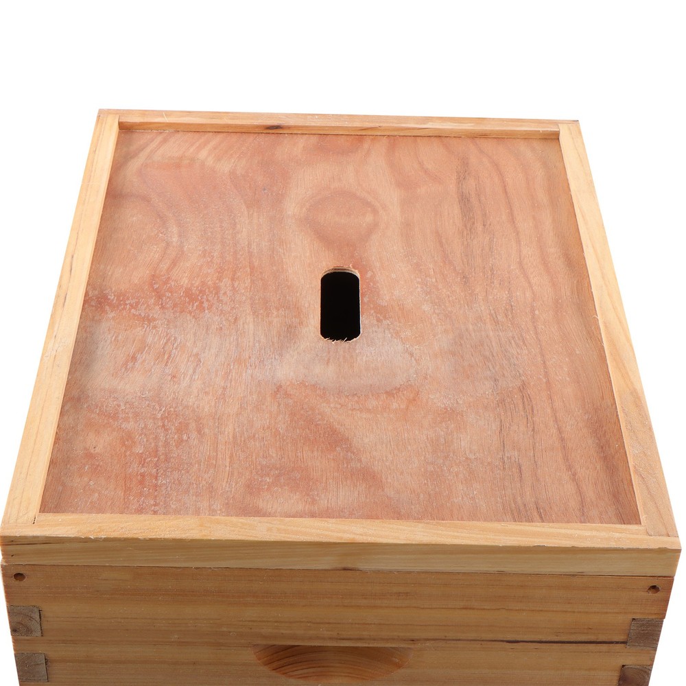 LABLT 10 Frame Bee Hive Beeswax Coated W/ Frames and Waxed Foundations 4 Layer