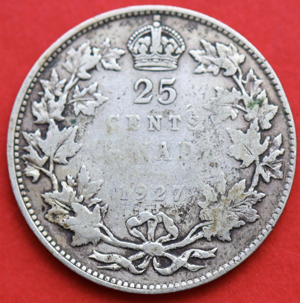 1927 Canada 25 Cents - Fine - Lot#2326