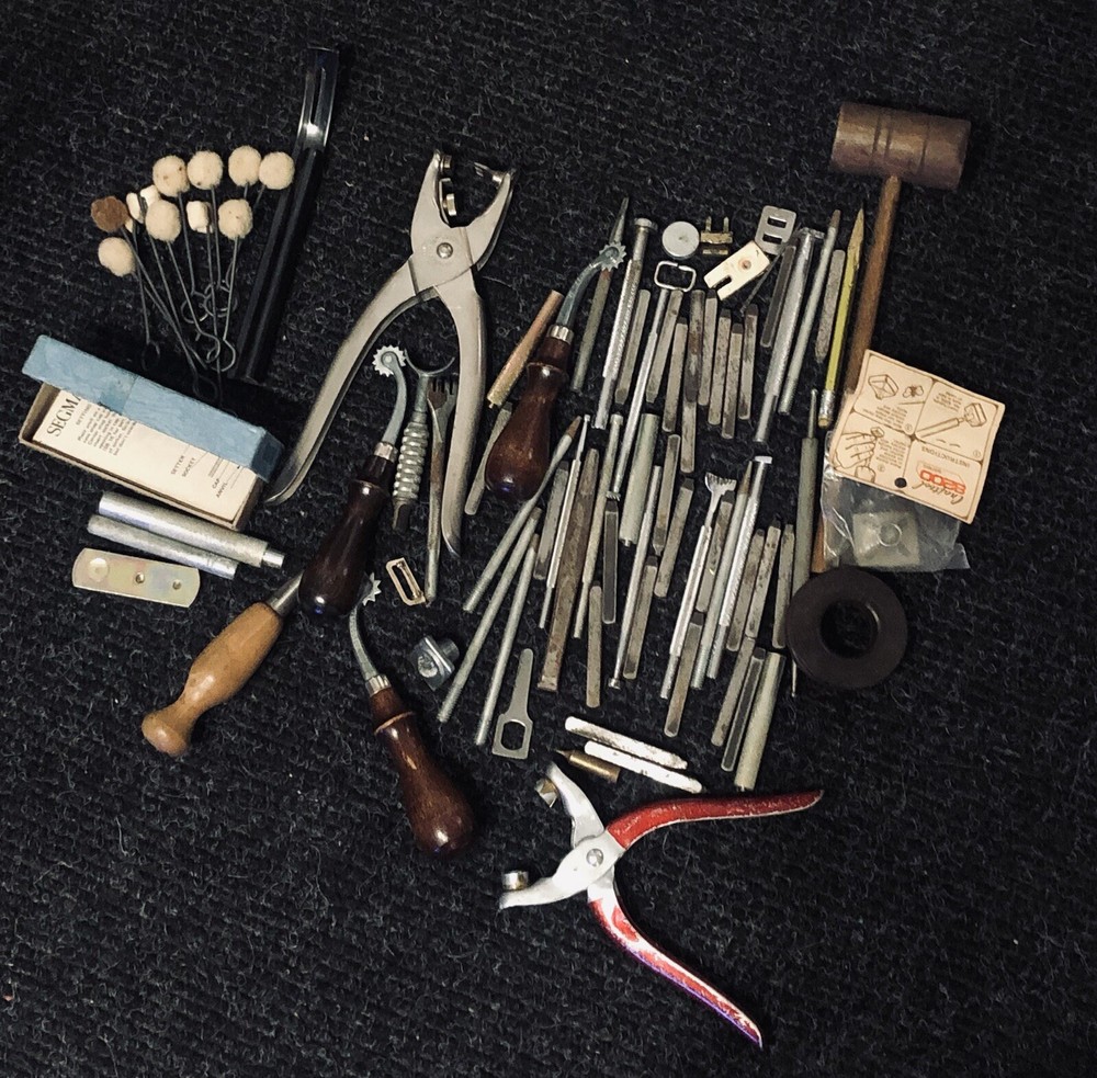 *1980’s Vintage Leather Making Items