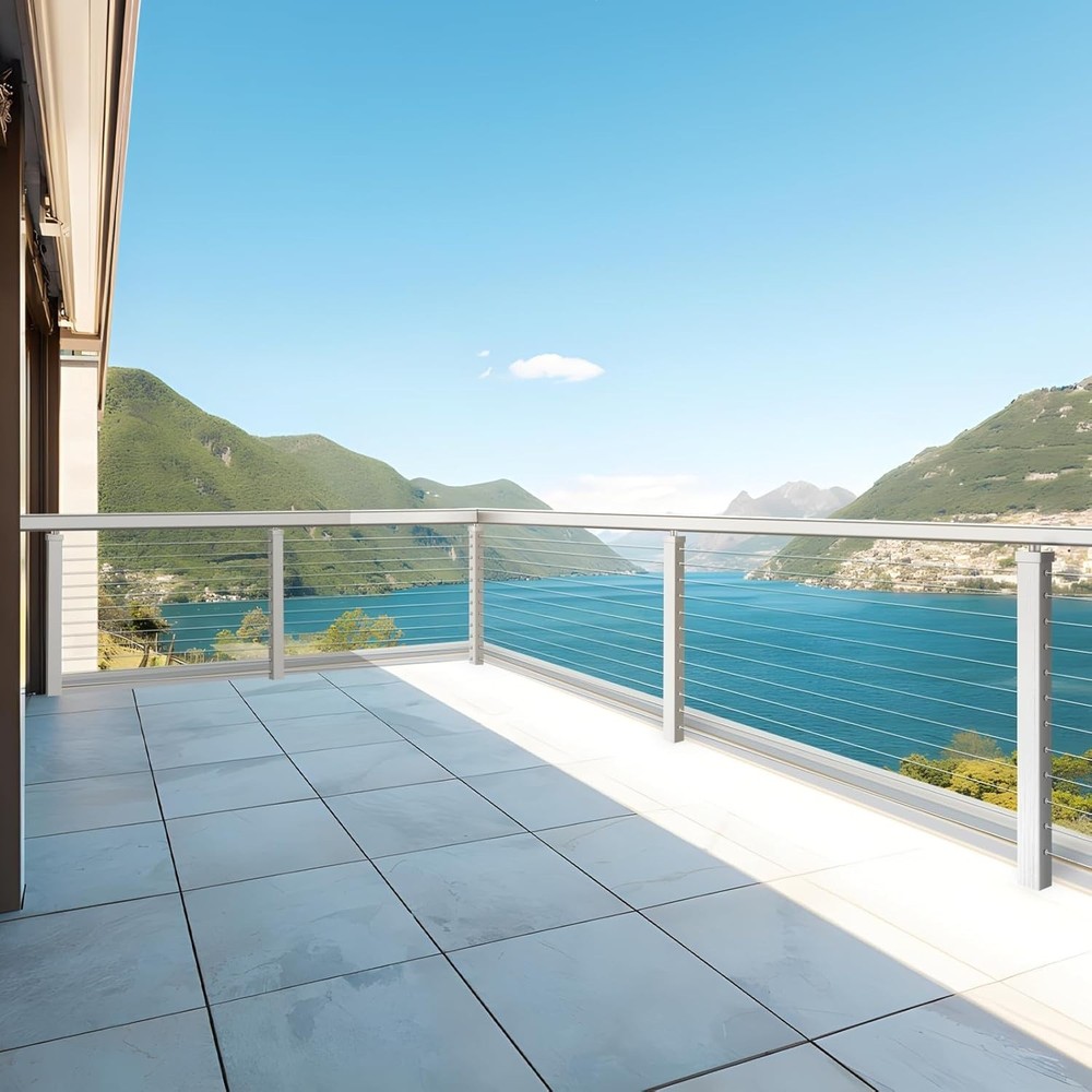 100 Pack 1/8" Cable Railing Swage Threaded Stud Tension End Fitting Terminal