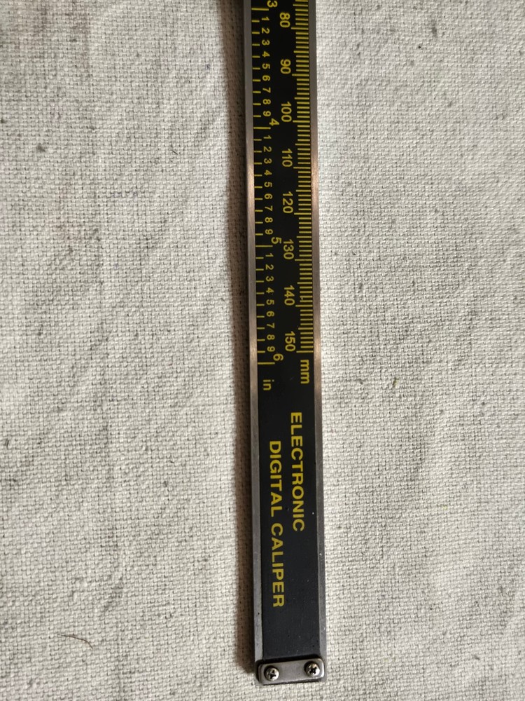 6 Digital Caliper, New battery, W/case