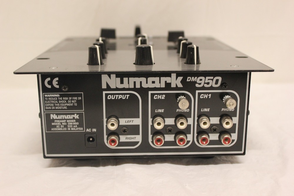 Numark DM950 DJ Mixer Phono Preamp G2