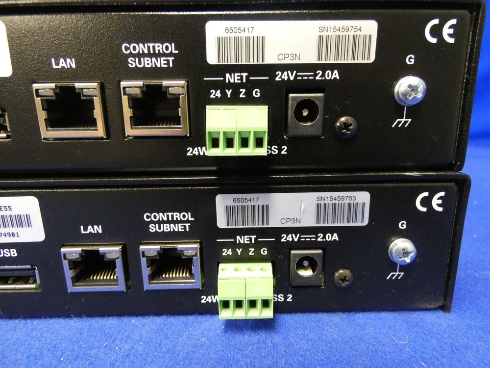 Crestron CP3N Advanced Control Processor QTY 2 (Untested, NO Power Supply)