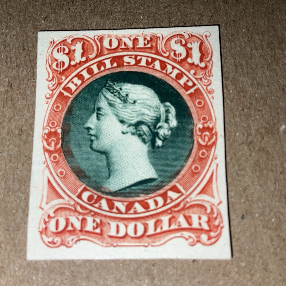 FB 33 CANAD BILL STAMP MINT NH ON CARD