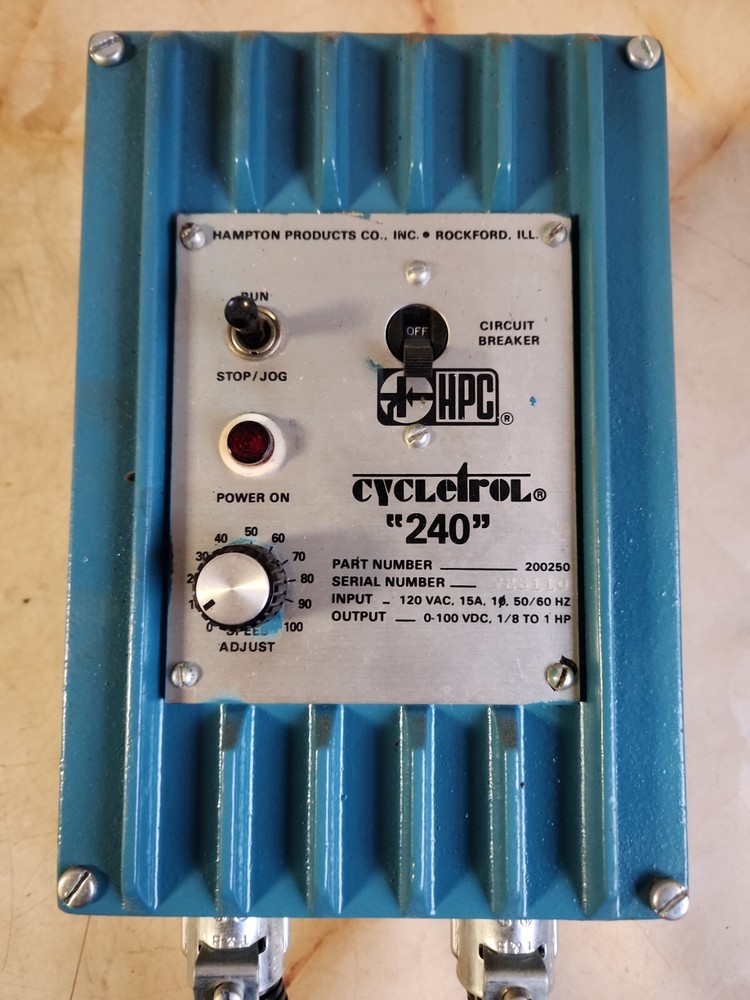 HAMPTON PRODUCTS CO CYCLETROL 240 SPEED CONTROLLER 200250