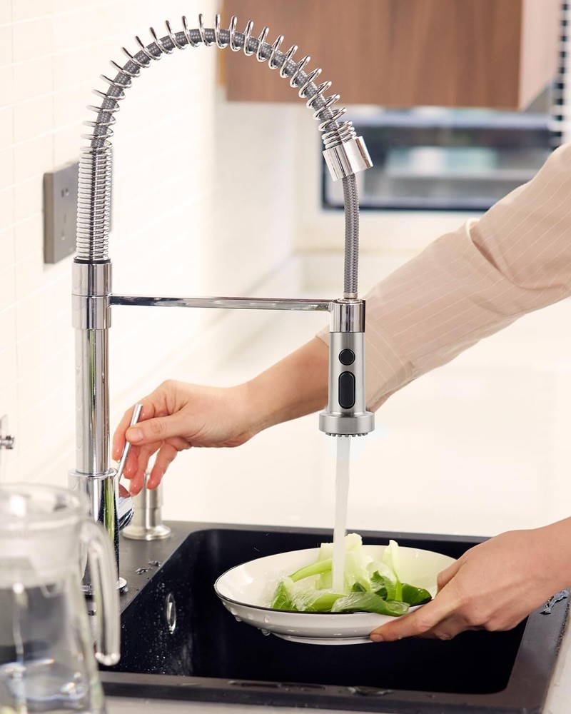 Spray Head Pull Down Kitchen Faucet Replacement Part American Standard 2 Colors