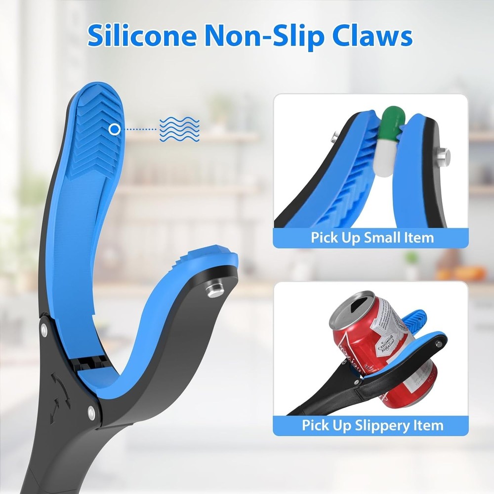 Foldable Grabber Tool with 360° Rotating Jaw