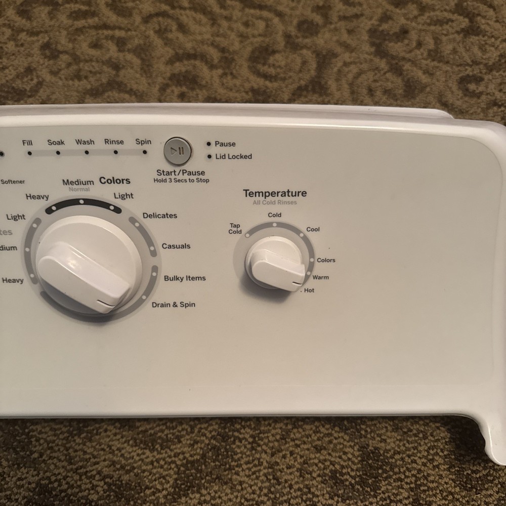 OEM GE Washer GTW220ACK6WW Complete Control Panel