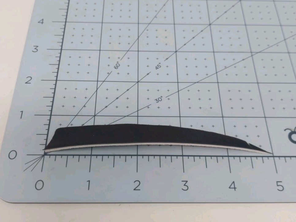 100pk Bullseye Archery Feathers 5" Right Wing: Shield Solid Chocolate Brown