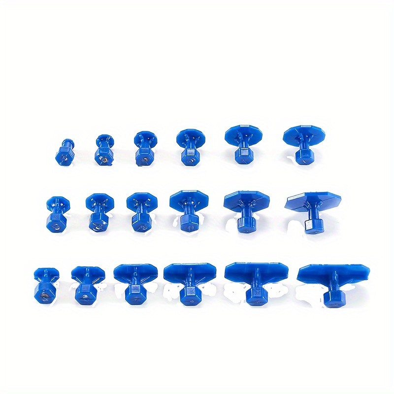 Plastic Glue Pulling Tabs Paintless Dent Repair Hail Removal Kit For All Puller