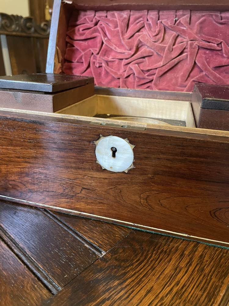 c.1870 Georgian Wood Tea Caddy