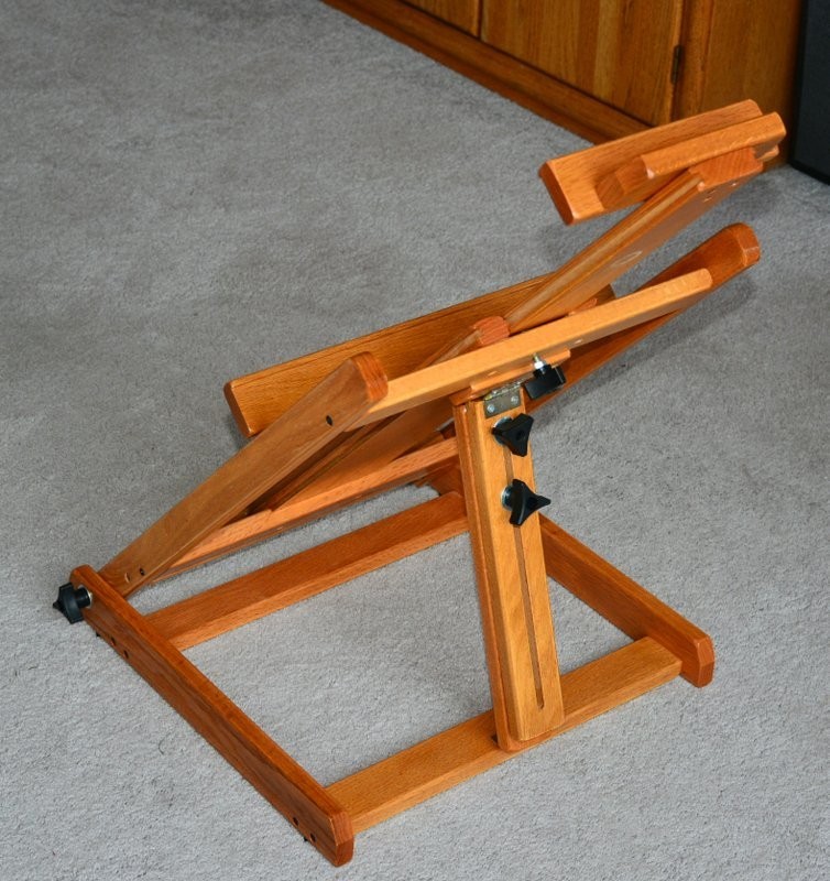 AMERICAN SOLID OAK LARGE TABLETOP EASEL
