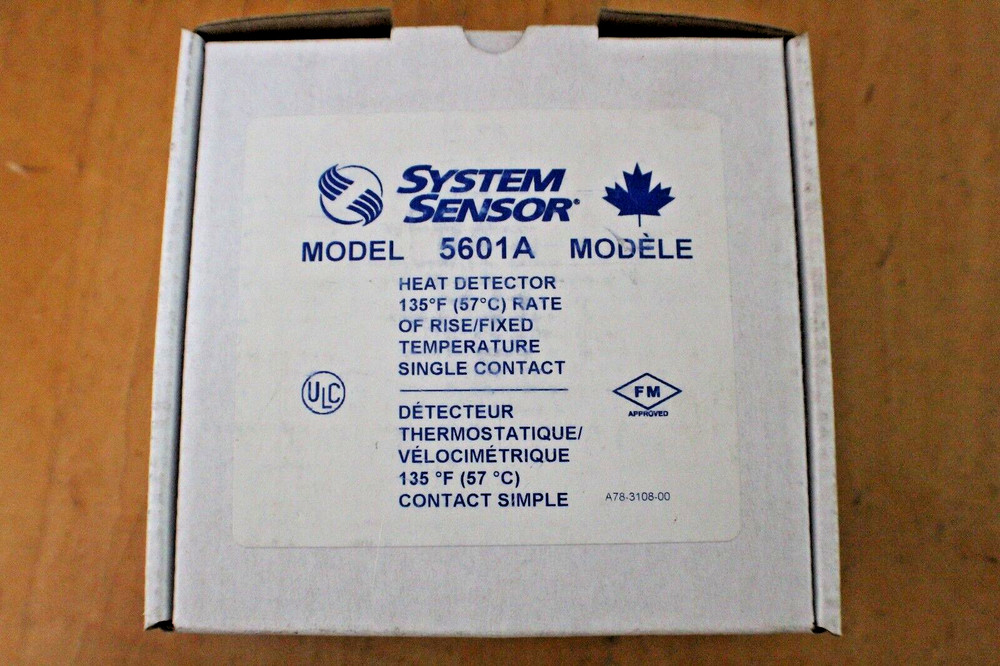 System Sensor 5601A – Heat Detector 57c/135f ROR/Fixed Temp Single Contact