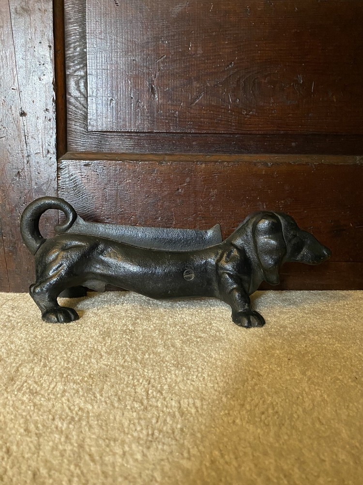 Antique Dachshund Hound Boot Scrapper