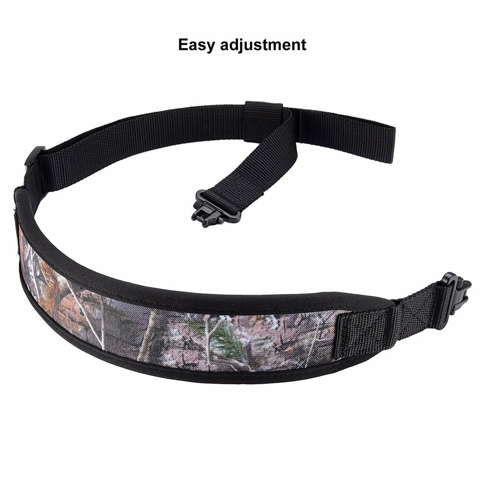 Two Point Rifle Sling Gun Sling Strap Adjustable Durable Shoulder Strap Pad