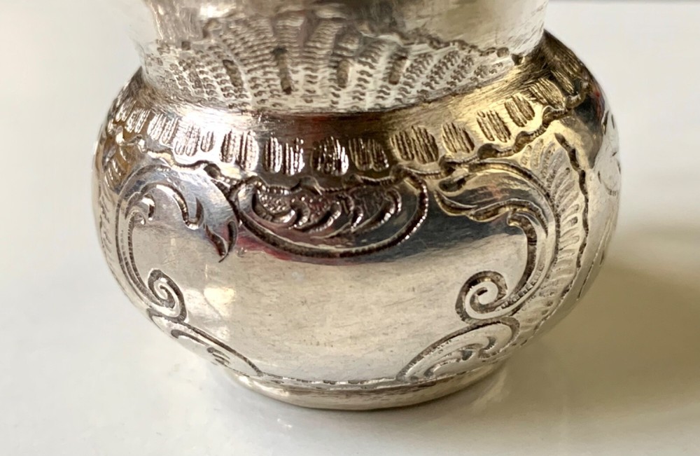 BEAUTIFUL - Dutch Miniature Pitcher/Creamer 800 Silver