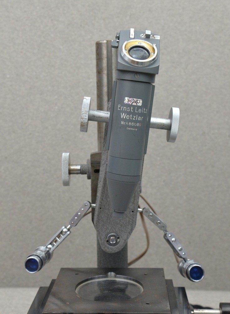 Geo. Scherr Co. Ernst Leitz Wetzlar Microscope Germany Nr. 486089