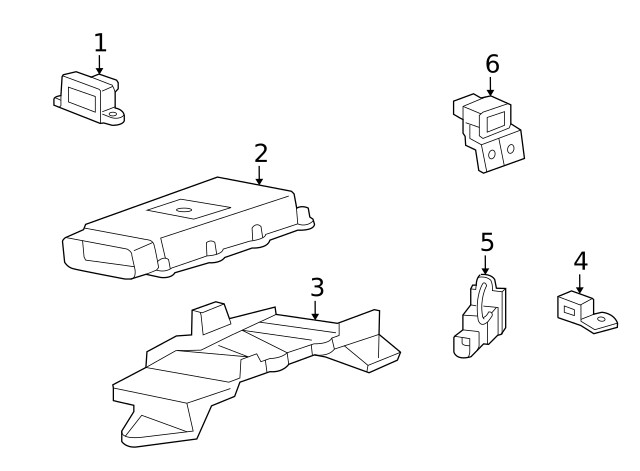 Genuine GM Active Suspension Control Module 22744231