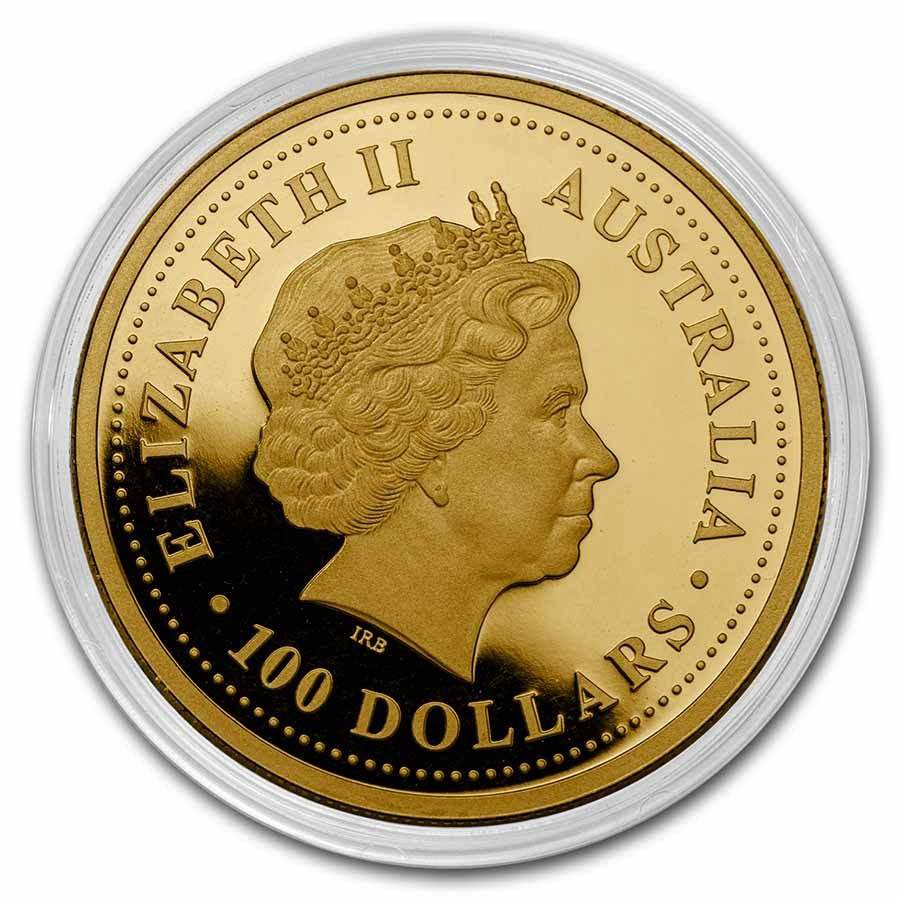 2000 Australia 1 oz Proof Gold Nugget