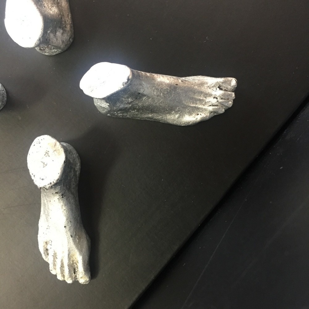Podiatrist Foot Silver Candle Holder