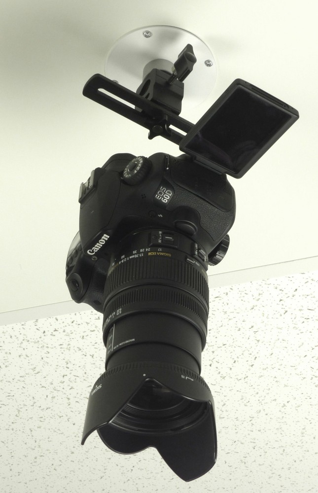 ALZO Face Down Camera Screw to Ceiling Mount L Bracket