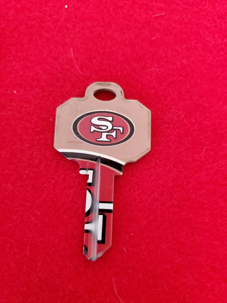 San Francisco 49 ner House Key Schlage