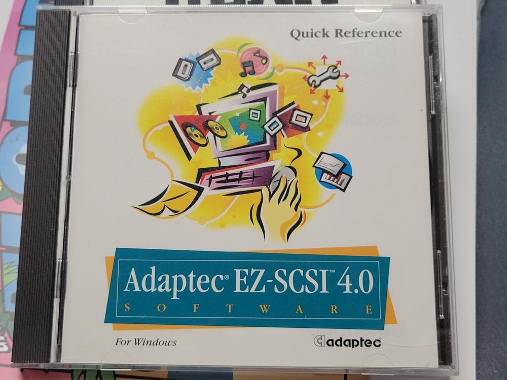 Adaptec EZ-SCSI 4.0 Software (Windows 95) Complete CD-ROM set with manual