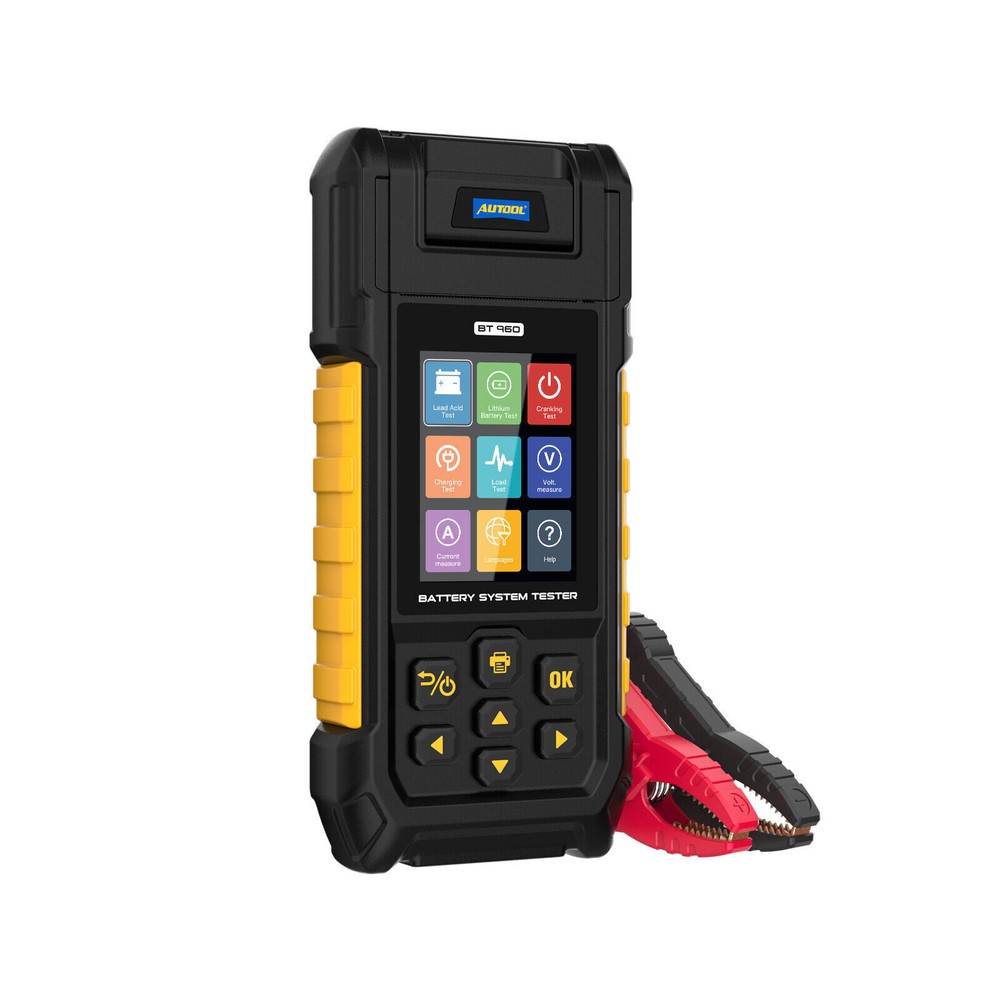Car Battery Tester Lithium Battery Test Analyzer Leakage load With Printer 0-80V