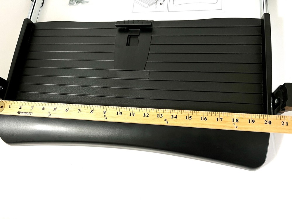 Fellowes Under Desk Sliding Keyboard Drawer Adjustable Tray Ergonomic Office