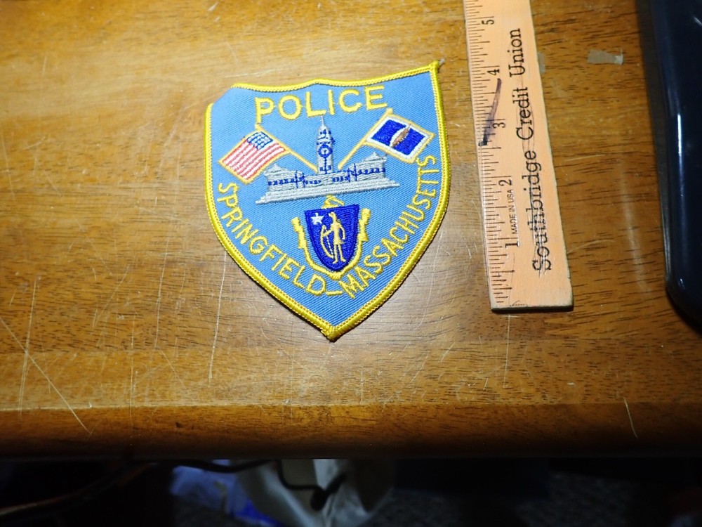 SPRINGFIELD  MASSACHUSETTS   EARLY VEST  PATCH BX 11 #35
