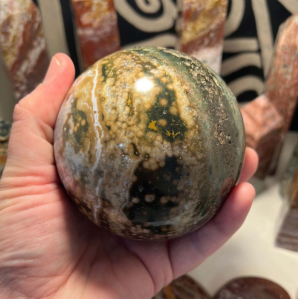 Ocean Jasper Sphere A