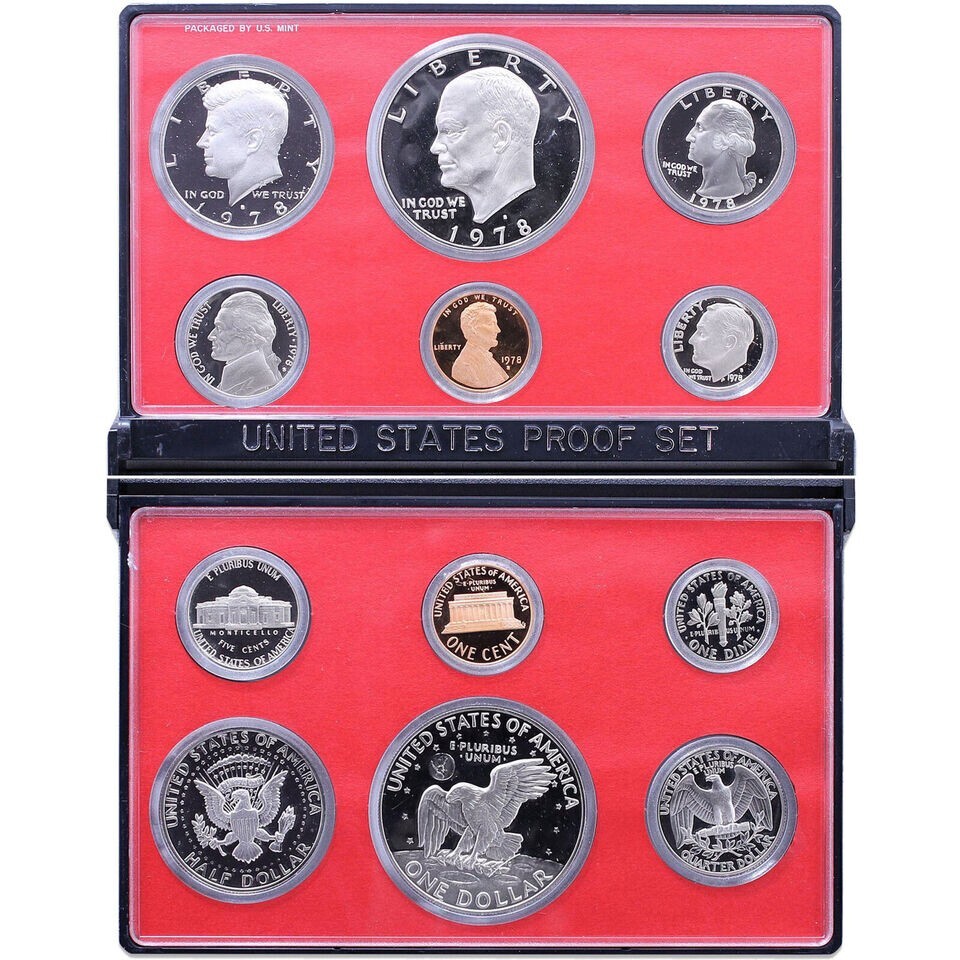 1978 S PROOF Set in Original Box US Mint (6 Coin Set)