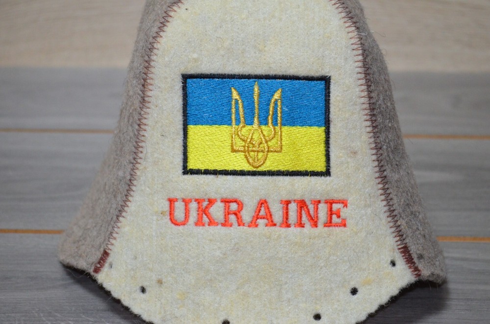 Sauna hat wool Ukrainian Sauna hat Sauna Felt Українські шапки для сауни лазні