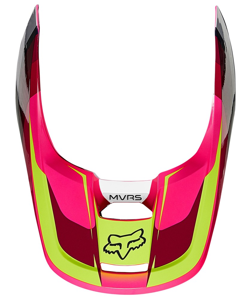 Fox Racing V1 Tro Helmet Replacement Visor/Peak Fluo Yellow