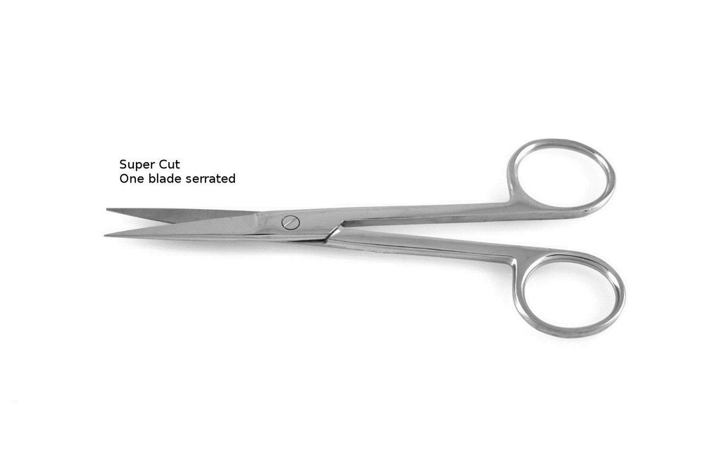 2 Super Cut Operating Scissors 5.5" Sharp-Sharp Dental Surgical Instruments