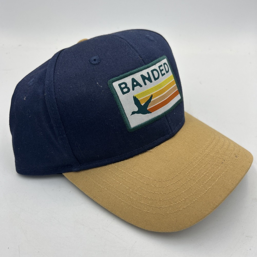 NEW BANDED GEAR SUN-STREAM PATCH LOGO HAT BALL CAP