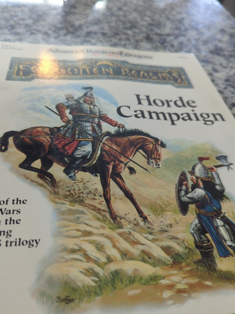 Advanced Dungeons And Dragons Forgotten Realms Horde Campaign Supplement OOP!