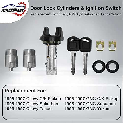 Ignition Switch Lock Cylinder & Door Lock Cylinders with Keys | 702671