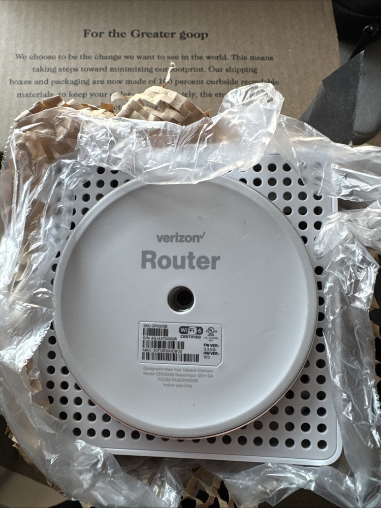 Verizon CR1000B Router - With Power Cord Excellent. Working.