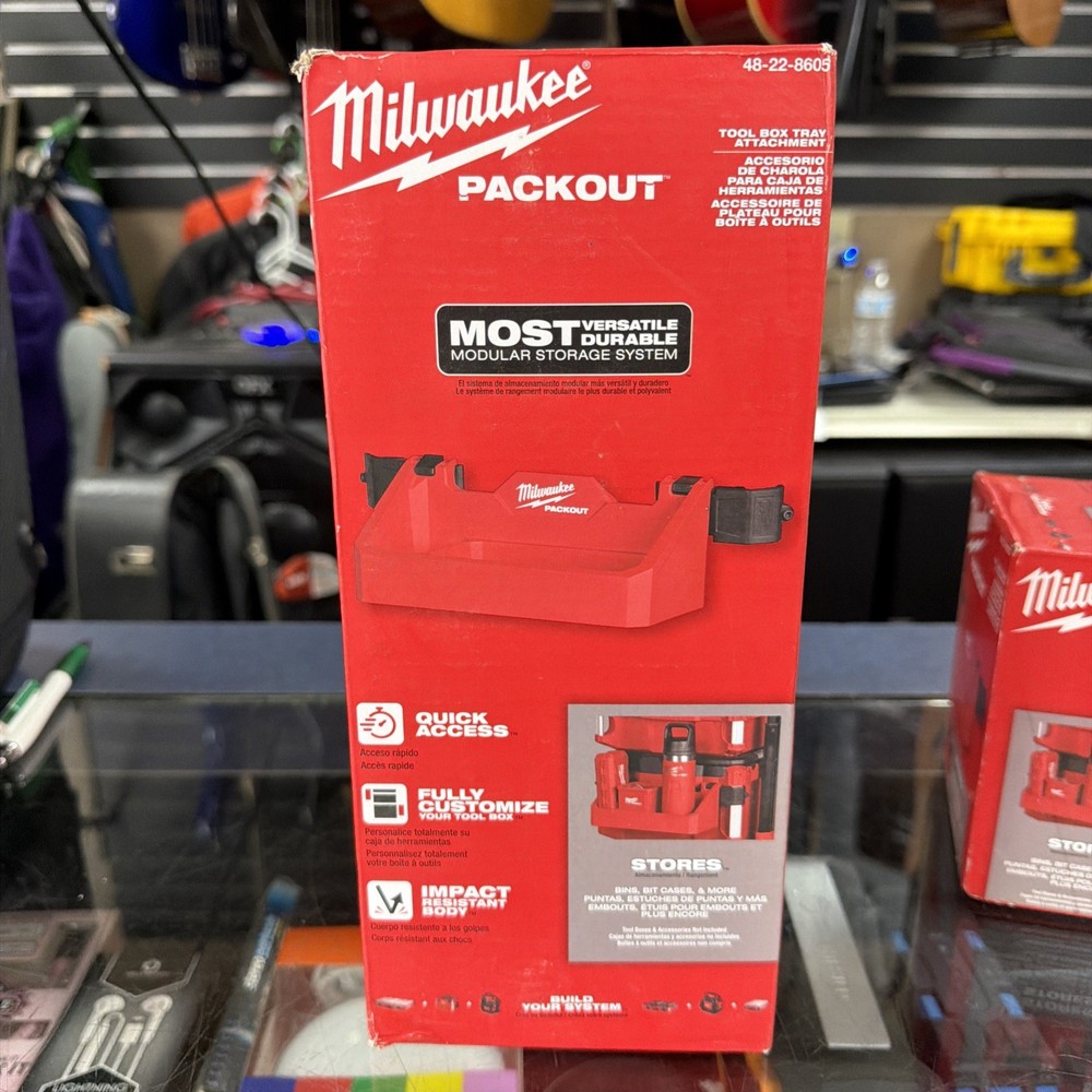 Milwaukee 48-22-8605 PACKOUT Tray Tool Box Rack Attachment